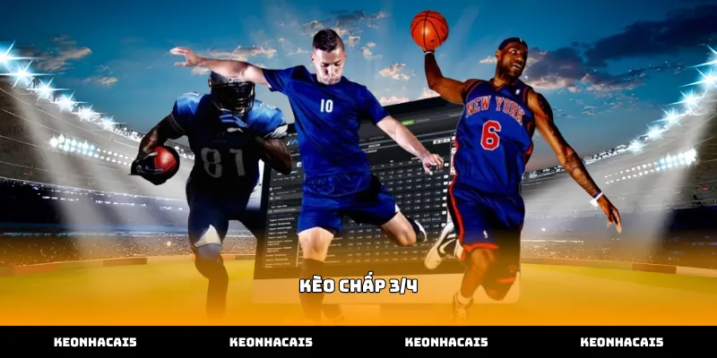Hướng dẫn cách xem tỉ lệ kèo chấp 3/4 tại hệ thống trực tuyến